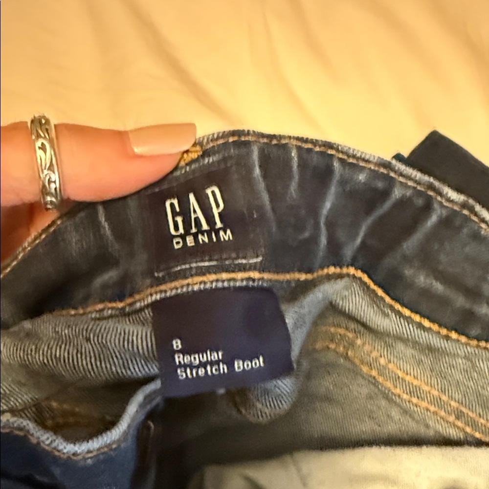 GAP Boys Jeans Trio - Dark Blue, Light Blue, Medium Blue - Picture 2 of 5
